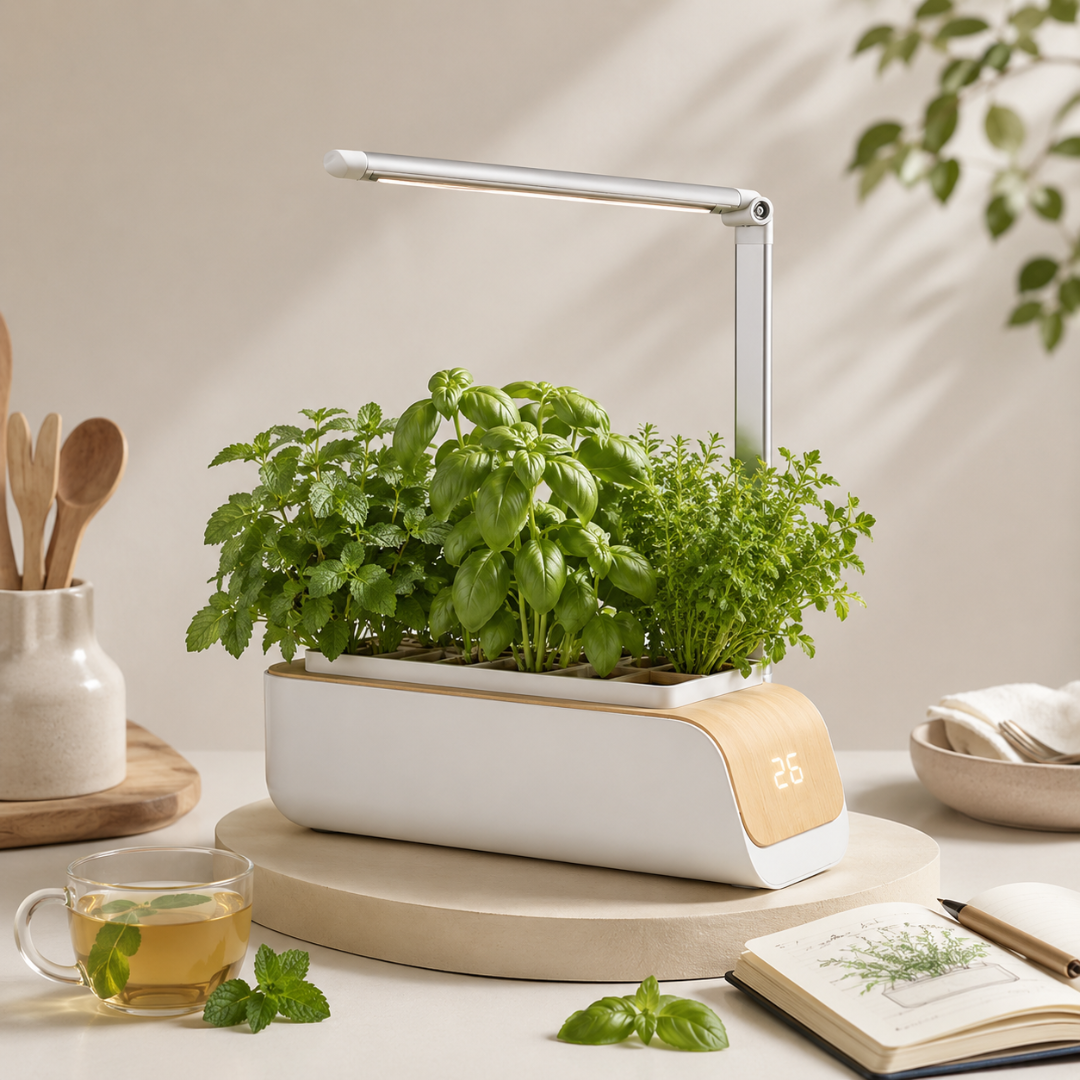 Le Potager LED d'intérieur qui redonne vie à votre cuisine.
