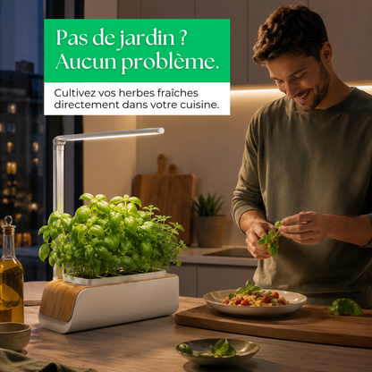 Le Potager LED d'intérieur qui redonne vie à votre cuisine.